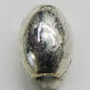 Beads, Zinc Alloy Jewelry Findings, Lead-free, Oval 4x5mm, Sold by Bag