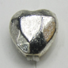 Beads, Zinc Alloy Jewelry Findings, Lead-free, Heart 7x7mm, Sold by Bag