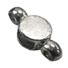 Slider, Zinc Alloy Bracelet Findinds, Lead-free, 20x8mm, Hole:6x3mm 2.5mm, Sold by KG