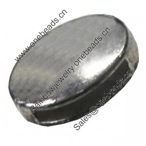 Slider, Zinc Alloy Bracelet Findinds, Lead-free, 17mm, Hole:13x2mm, Sold by KG