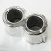 Slider, Zinc Alloy Bracelet Findinds, Lead-free, 16x9mm, Hole:5mm, Sold by KG