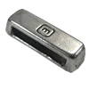 Slider, Zinc Alloy Bracelet Findinds, Lead-free, 17x5mm, Hole:13x2mm, Sold by KG 