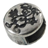 Slider, Zinc Alloy Bracelet Findinds, Lead-free, 9mm, Hole:6x2mm, Sold by KG 