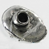 Slider, Zinc Alloy Bracelet Findinds, Lead-free, 16x23mm, Hole:4.5mm,  Sold by KG
