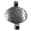 Slider, Zinc Alloy Bracelet Findinds, Lead-free, 38x31mm, Hole:5mm, Sold by KG 