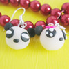 Handmade Fimo Earring, Bead size:10-15mm, Sold by Dozen 