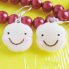 Handmade Fimo Earring, Bead size:10-15mm, Sold by Dozen 