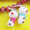 Handmade Fimo Earring, Bead size:10-15mm, Sold by Dozen 