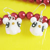 Handmade Fimo Earring, Bead size:10-15mm, Sold by Dozen 