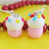 Handmade Fimo Earring, Bead size:10-15mm, Sold by Dozen 