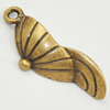 Pendant, Zinc Alloy Jewelry Findings, Lead-free, Cap 20x8mm, Sold by Bag