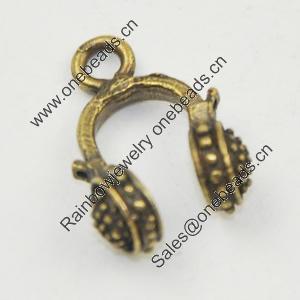 Pendant, Zinc Alloy Jewelry Findings, Lead-free, Casque 15x11mm, Sold by Bag