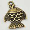Pendant, Zinc Alloy Jewelry Findings, Lead-free, Animal 22x16mm, Sold by Bag