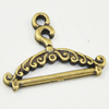 Pendant, Zinc Alloy Jewelry Findings, Lead-free, Clothes hanger 24x18mm, Sold by Bag