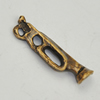 Pendant, Zinc Alloy Jewelry Findings, Lead-free, Suona  22x6mm, Sold by Bag