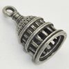 Pendant, Zinc Alloy Jewelry Findings, Lead-free, 21x12mm, Sold by Bag