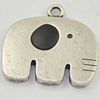 Pendant, Zinc Alloy Jewelry Findings, Lead-free, Animal 21x26mm, Sold by PC