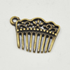 Pendant, Zinc Alloy Jewelry Findings, Lead-free, Comb 15x20mm, Sold by Bag