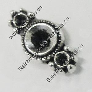 Connector settings, Zinc Alloy Jewelry Findings, Lead-free, 8x16mm, Sold by Bag