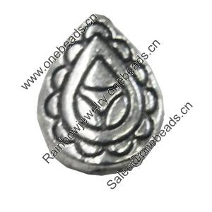Beads, Zinc Alloy Jewelry Findings, Lead-free, 8x10mm, Sold by Bag