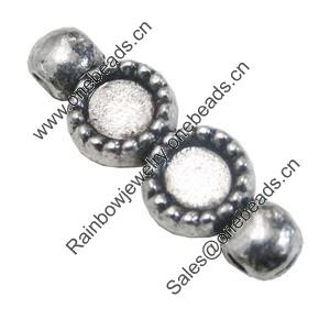 Connector settings, Zinc Alloy Jewelry Findings, Lead-free, 6x20mm, Sold by Bag