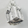 Pendant/Charm, Zinc Alloy Jewelry Findings, Lead-free,Gift package 7x10mm, Sold by Bag