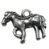 Pendant/Charm, Zinc Alloy Jewelry Findings, Lead-free, Animal 17x12mm, Sold by Bag