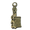 Pendant/Charm, Zinc Alloy Jewelry Findings, Lead-free, Comb 7x20mm, Sold by Bag