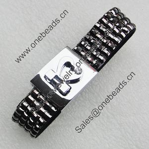 Handmade bracelet, line-up crystal with zinc alloy clasp,Nickel-free & Lead-free, 7.5-inch, Sold by Strand ( stock:8strands )