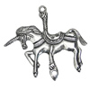 Pendant/Charm, Zinc Alloy Jewelry Findings, Lead-free, Animal 42x42mm, Sold by Bag