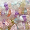 Natural crack crystal beads, chips, 10x4mm, Sold per 16-inch Strand