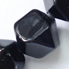 Gemstone beads, black jade, octagon, 13x13mm, Sold per 16-inch Strand 