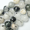 Gemstone beads, black rutilated quartz, round, 10mm, Sold per 15-inch Strand