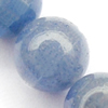 Gemstone beads, blue aventurine, round, 12mm, Sold per 16-inch Strand