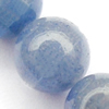 Gemstone beads, blue aventurine, round, 8mm, Sold per 16-inch Strand
