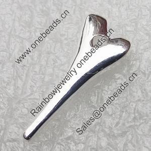 Zinc alloy Jewelry Pendant/Charm, Nickel-free & Lead-free, Length: About 20mm, Sold by PC  