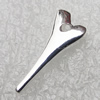 Zinc alloy Jewelry Pendant/Charm, Nickel-free & Lead-free, Length: About 20mm, Sold by PC  