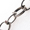 Iron Jewelry Chains, Lead-free Link's size:11.2x8.1mm, Sold by Group 