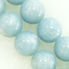 Gemstone beads, blue quartz, round, 8mm, Sold per 16-inch Strand 