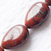 Gemstone beads, breciated jasper, horizontal drilled teardrop, 8x12mm, Sold per 16-inch Strand 