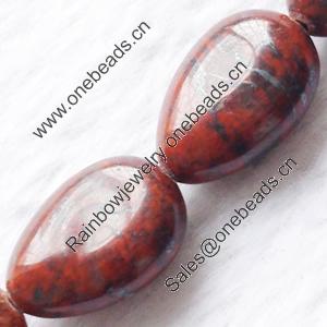 Gemstone beads, breciated jasper, horizontal drilled teardrop, 8x12mm, Sold per 16-inch Strand 