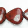 Gemstone beads, breciated jasper, heart, 16mm, Sold per 16-inch Strand 