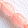 Gemstone beads, cherry quartz, rice, 6x9mm, Sold per 16-inch Strand 