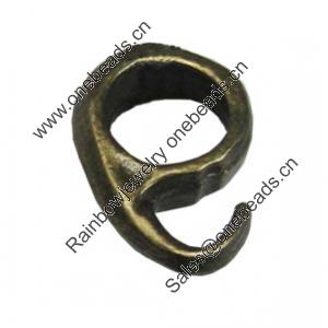 Connector, Zinc Alloy Jewelry Findings, Lead-free, 12x17mm, Sold by Bag