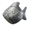 Beads, Zinc Alloy Jewelry Findings, Lead-free,Animal 42x39mm, hole:2mm, Sold by PC