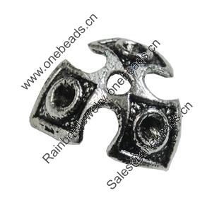 Bead Caps, Zinc Alloy Jewelry Findings, Lead-free, 14mm, Sold by Bag