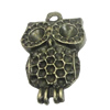 Pendant/Charm, Zinc Alloy Jewelry Findings, Lead-free, Animal 15x25mm, Sold by Bag