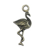 Pendant/Charm, Zinc Alloy Jewelry Findings, Lead-free, Animal 12x27mm, Sold by Bag