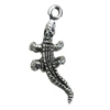 Pendant/Charm, Zinc Alloy Jewelry Findings, Lead-free, Animal 10x24mm, Sold by Bag