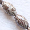 Gemstone beads, Chinese snow flake, rice, 8x12mm, Sold per 16-inch Strand